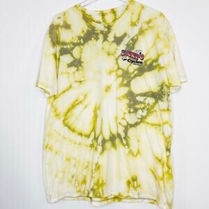 Lucky-u Cycles Custom Bleached T-shirt Sz L